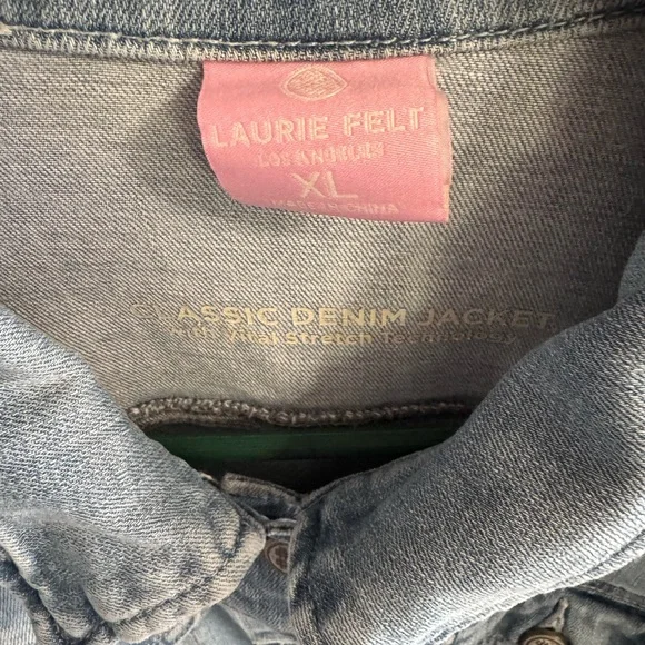 Laurie Felt Light Blue Jean Jacket - Picture 6 of 15